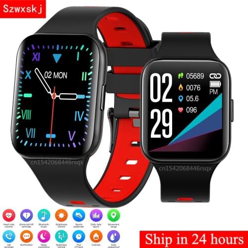 F30U Smart Watch Men Women 1.55 Inch HD Screen IP67 Waterproof 24 Hours Heart Rate Alarm Custom Dial PK P8 IWO7 Smart Wristband