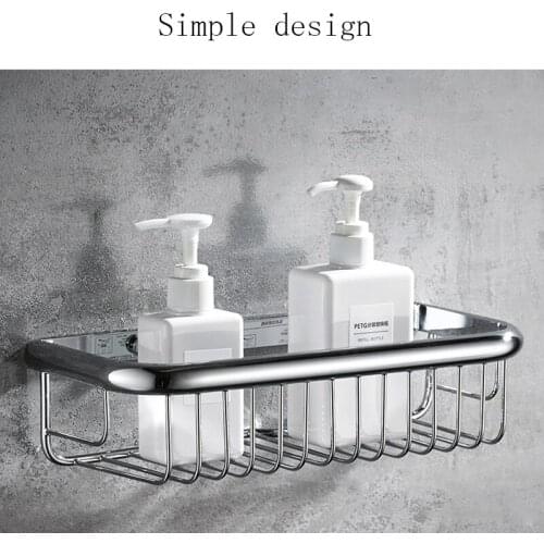 Simple style bathroom storage rack Toilet storage rack bathroom Shower room storage rack Need drilling