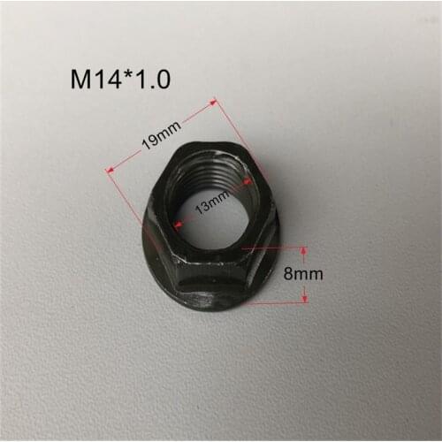 M14 Fine Pitch 1.0 Screw tooth Motorcycle driving shaft screw nut Clockwise For Yamaha Suzuki Kawasaki Honda Motorbike scooter