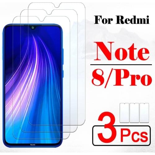Protective glass note 8 screen protector note8 pro for xiaomi redmi radmi not 8pro note8pro notes tempered glas armored 1-3 pcs