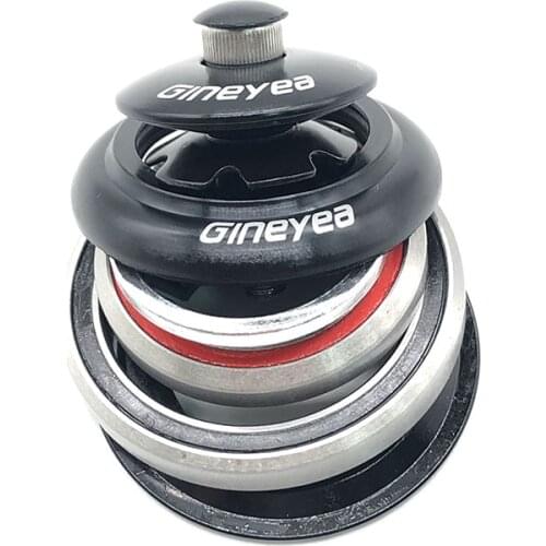 1set 1-1/8" Bicycle Headset for MTB Mountain Road Fixed gear Bike Threadless Spacers Cap For 28.6X42X52mm 2 Bearings