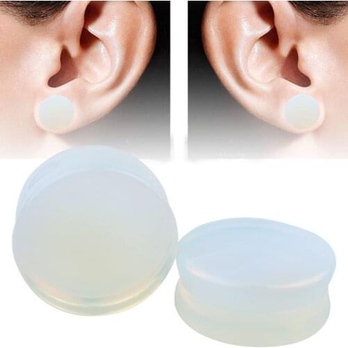 1Pair Opal Stone Earring Gauges Plugs Ear Plugs And Tunnels Gauge Sexy Body Piercing Jewelry 5mm-25mm