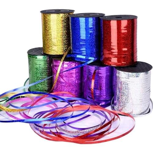 250 Yards Shiny Curling Ribbon Metallic Balloon Roll for Party Festival Art Craft Decor Florists Weddings Crafts and Gift wrap