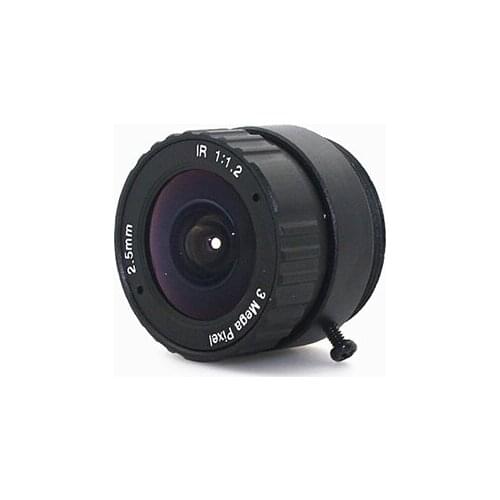 3 million high-definition wide-angle surveillance camera CS mount lens 2.5mm3mp1/2.7 inch CS mount lens