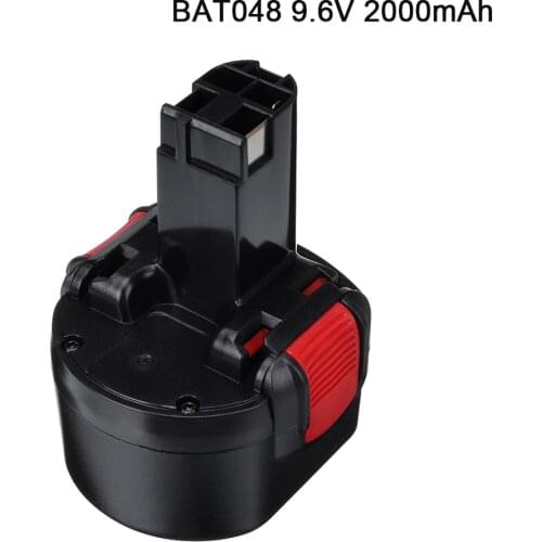 For Bosch PSR 960 BH984 BAT048 BAT119 9.6V 2000mAh Ni-CD Rechargeable Battery Power Tools Battery