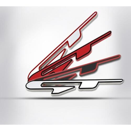 Car metal Tuning Atuo Emblem Sticker GT Line Letters Decals For Kia Forte Ceed Stinger Shuma Rio Sportage Soul Cerato Accessorie