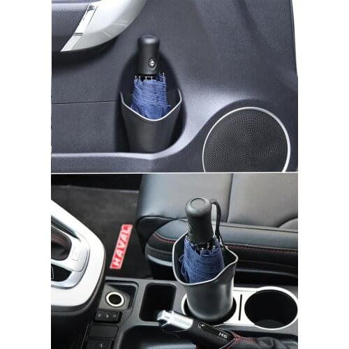 Car Seat Back Umbrella Holder ABS Multifunctional Car Umbrella Storage Box Organizer Barrel Umbrella Storage Bucket Rack Holder