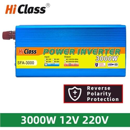 Car Inverter 12v 220v converter 12 220 1000W 2000W 3000W converter dc12v to ac220v pure sine wave inverter 12 v 220 v