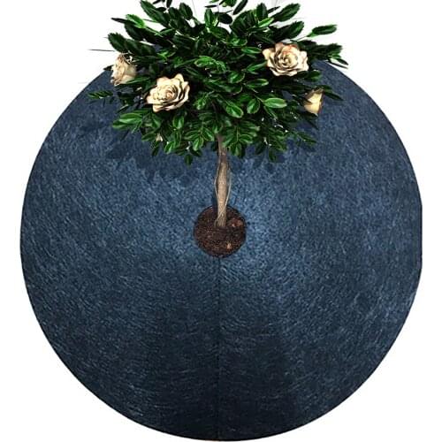 Tree Weed Barrier Mats Cover Tree Mats Landscape Non Woven Fabric Indoor and Outdoor Garden Weed Control and Root Protection