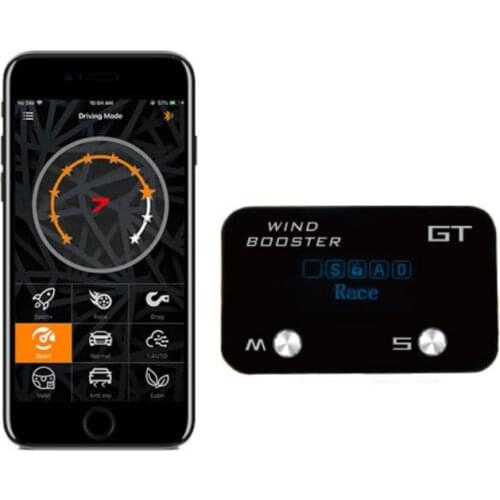Electronic throttle controller mobile phone app control tuning chip improve throttle response car performance