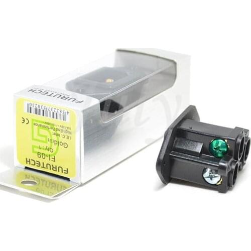 Furutech FI-09 G (R) Rhodium-plated/Gold-plated Hiiend grade American standard power tailstock H type 15A 250V A.C