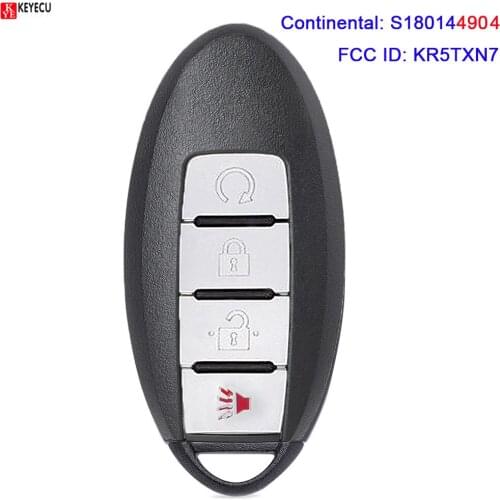 KEYECU for Nissan Murano Pathfinder 2019 2020 Smart Remote Key Fob S180144904 KR5TXN7 433.92MHz 4A Chip