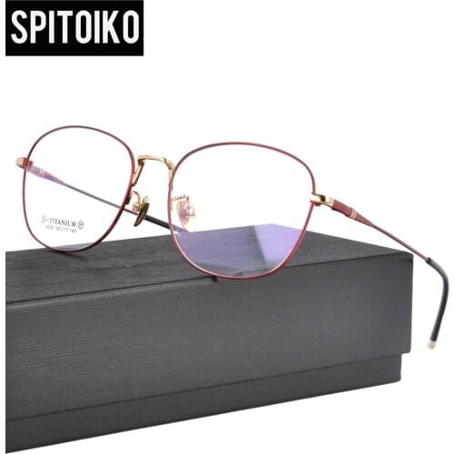 Round Beita Titanium Optical Frame Myopia Full Rim Prescription Spectacles Eyewear Eyeglasses 6639