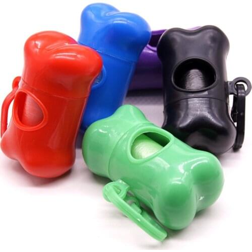 Pet Waste Bag Dispenser For Dog Waste Bag Holder - Plastic Garbage Bag Dispenser Carrier Case Dog Pet Waste Poop Bags