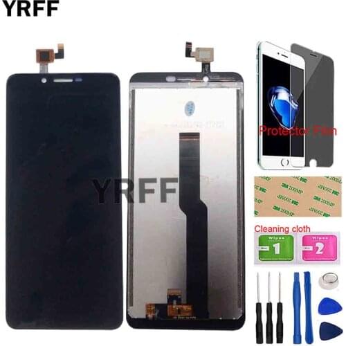 Mobile LCD Display For Doogee X60L LCD Display + Touch Screen Assembly Repair Parts Digitizer 5.5'' Repair Tools Protector Film