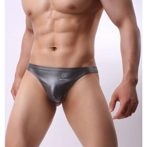 Mens Bikini Gay Lingerie Sexy Mens Lace Bikini Thong Slip Cotton Mens UnderwearBriefs youpin