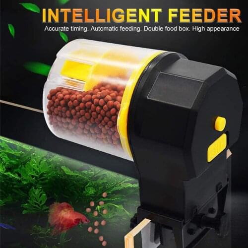 New Smart Automatic Fish Feeder Aquarium Feeder Fish Tank Auto Feeding Dispenser ABS Timer Aquarium Accessories