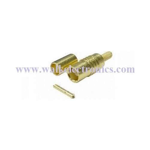 MCX female straight, Female straight MCX connector, MCX connctor for RG174, RG316, LMR100 cable, gold plated, 50ohm