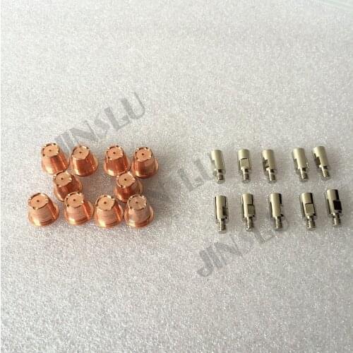 S45 Trafimet Plasma Cutting Torch Consumables Parts Tip PD0102-10 40A & Electrode PR0105 20PCS
