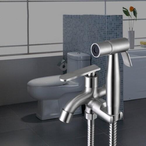 Pressurized Faucet Double Switch Multi-function Water-saving Handle Faucet Bathroom Fashion Kitchen Outdoor Accessories