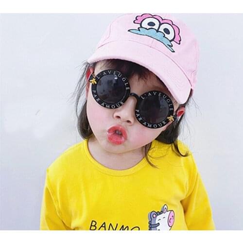 New Fashion Small Round Kids Sunglasses Brand Designer Bee Children Sunglasses Boys Girls Baby Outdoors Goggle Shades Eyewear