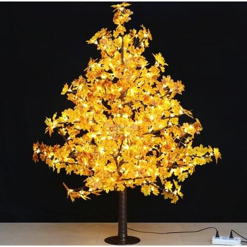 Outdoor LED maple Tree Light Christmas tree lamp 1.5M 1.8M 2M height Waterproof Garden Landscape Decoration Lamp for wedding