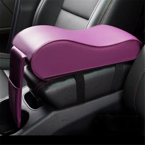 Universal Car Armrests Console Arm Rest Seat Box Pad Vehicle Protective Accessories Leather Car Armrest Pad