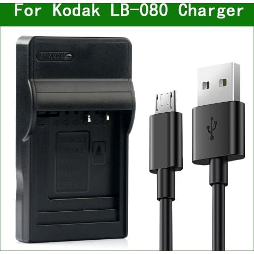 Lanfulang LB-080 LB080 Digital Camera Battery Charger for Kodak PIXPRO SP1, SP1 HD, SP360, SP360 4K, PlaySport Zx5
