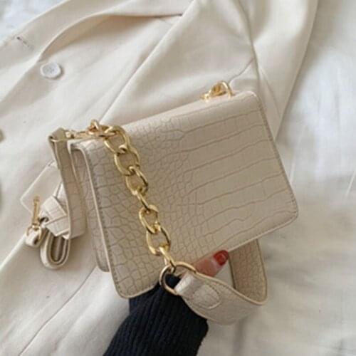 63HC Crossbody Bag Small Square PU Leather Shoulder Mini Purse for Women Fashion Flap Messenger Bag Adjustable Strap