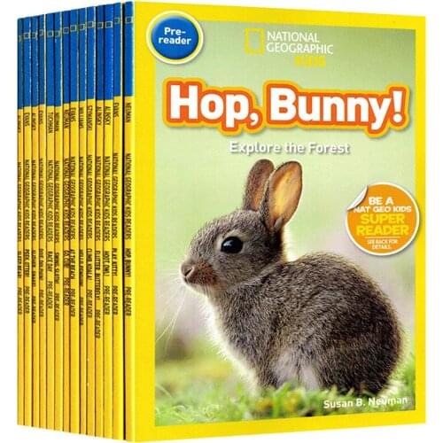 20 Pcs National Geographic Kids Pre-Reader Be a NAT GEO Kids Super Reader Knowledge English Education English Picture Book