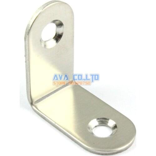 24 Pieces 30*30mm Stainless Steel Right Angle Corner Brace Bracket