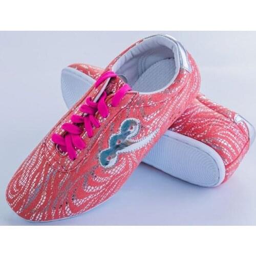 6color red/silver/blue/golden/black high-grade cowhide wushu kung fu sneakers auspicious clouds tai chi shoes martial arts shoes