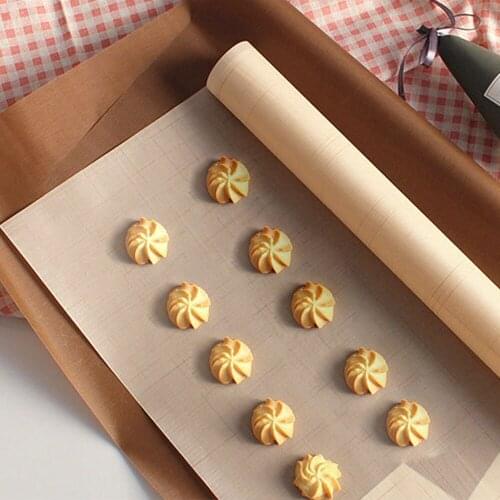 Non Stick Baking Paper Heat Press Pad Reusable Bakery Mat Pastry Bakeware Cake Oilpaper Kitchen Tools Accessories Gadgets