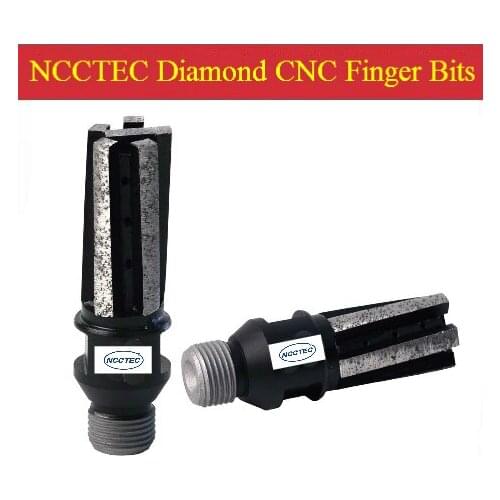 FREE shipping Diamond CNC milling cutters 25mm (D) *60mm (L) | NCCTEC high speed grinding and milling stone granite