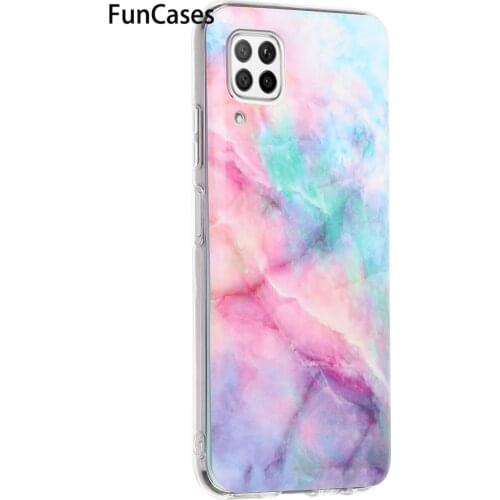 Colorful Covers Silicon For carcaso Huawei P40 Lite Cat Phone Case Soft TPU Cover sFor Fundas Huawei carcaso Nova 6 SE Coque