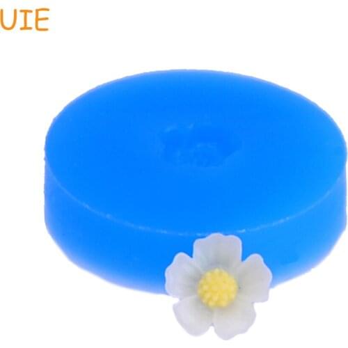 HYL097U 9.4mm Flower Silicone Mold - Cake Decoration Fondant Craft, Scrapbooking, Gum Pate, Candy, Cookie Biscuit, Resin Jewelry