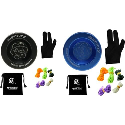 ICYOYO N8 Unresponsive Yoyo Alloy Aluminum Yo Yo + 5 Strings + Glove+Yoyo Bag