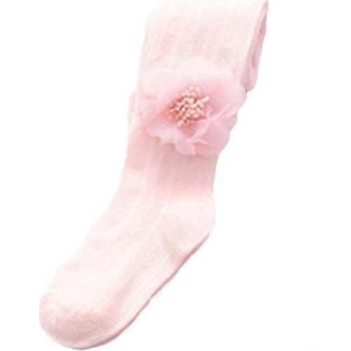 Girls' Tights 2020 Popular Spring And Summer Girls' Pantyhose Hollow Large Flower Mesh Pantyhose Suitable For 3 To 15 Years Old