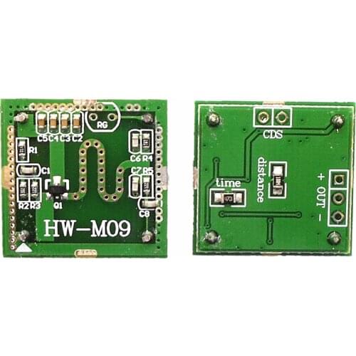 HW-M09 Microwave induction module microwave radar human body sensor switch HW-M09-01 HW-M09-02 microwave induction moving object