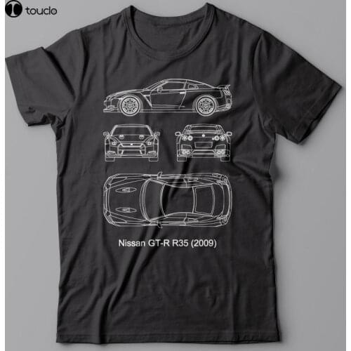 Men 2019 Summer Fashion Top Selling Nissan Gt-R R35 T-Shirt Respect R35Pect Jdm Japan Driftdesign Your Own T Shirt