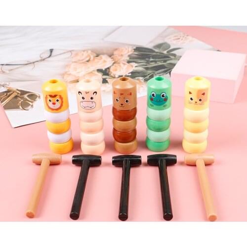 New 1 Set Magic Toys Close Up Stage Magic Props Fun Toys Accessory Immortal Daruma Unbreakable Wooden Man Magic Tricks