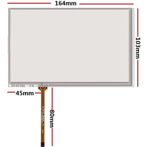 New 7.1-inch touch screen 164*103mm is suitable for AT070TN83 v.1 industrial equipment writing pad
