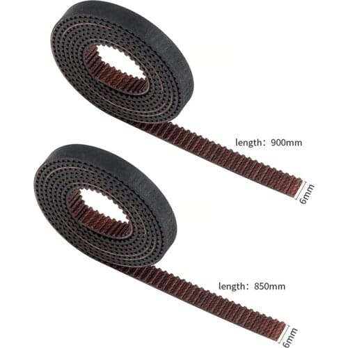 Rubber Open Timing Belt Gear Synchronous Belts For Sidewinder X1 Gates 2GT-6 High Quality Wear Resistant 3D Printer Accessories