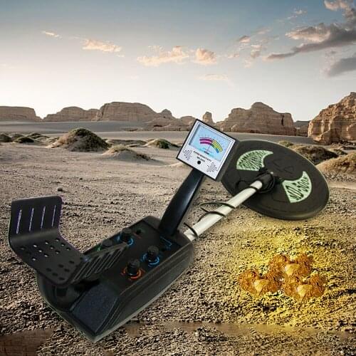 Handheld Metal Detector Double Discovery Disk Gold Treasure Finder Outdoor Underground Archaeological Treasure Finder MD-5008