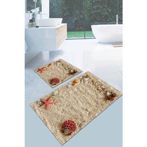 Rugviva Bath Mat Toilet Seat Pad Mat Set BS041