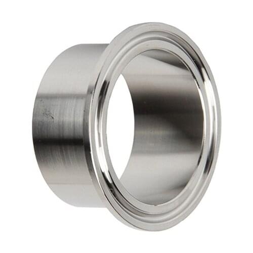 25mm Tube OD Length 40mm Stainless Steel Sanitary Weld Ferrule Connector Pipe Fitting For Homebrew Fit 1.5" Tri Clamp