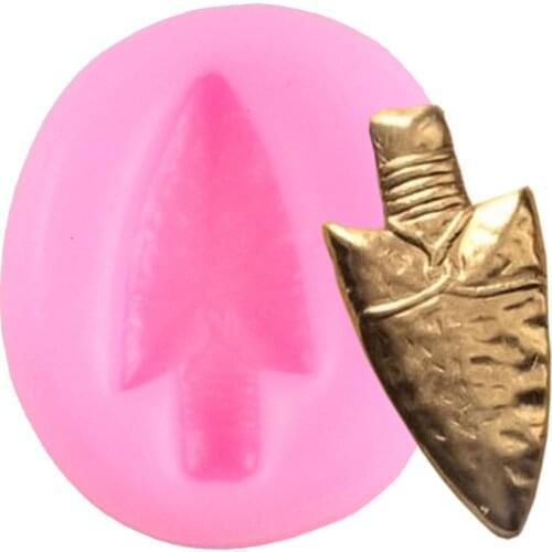 3D Arrow Silicone Mold Cupcake Topper Fondant Molds DIY Party Cake Decorating Tools Candy Clay Chocolate Gumpaste Moulds