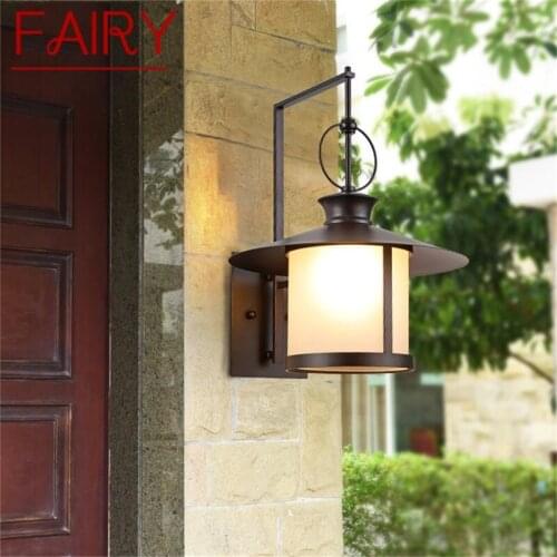 FAIRY Outdoor Wall Lamp Classical Retro Sconces Light Waterproof IP65 Home LED For Porch Villa