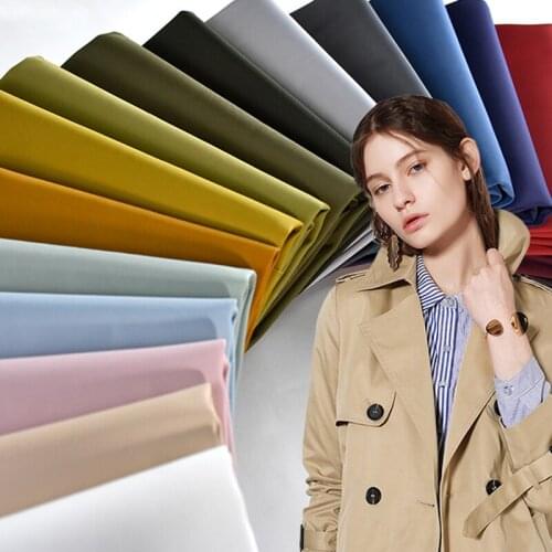 100% Polyester Twill Memory Fabric For Sewing Coat Jacket Blazer Anti Wrinkle Garment Sewing Fabrics Materials Tissus 50X150cm