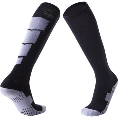 Thicken Adult Kids Professional Soccer Socks Football Club Breathable Knee High Training Long Stocking Sports Sock for Boys Girl
